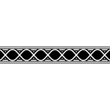 Decorative Black Border Element On A Gradient Background vector