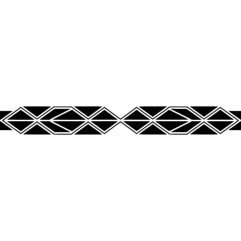 Geometric Black And White Band, Abstract Pattern, Minimalist vector
