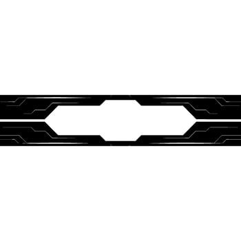 Modern Geometric Banner Abstract Tech On White Background vector