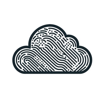 Abstract Cloud Pattern Sky Art Design vector