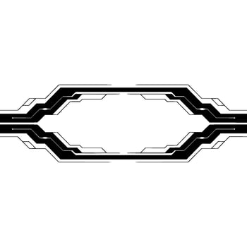Futuristic Tech Background Minimalist Cyber Circuitry vector