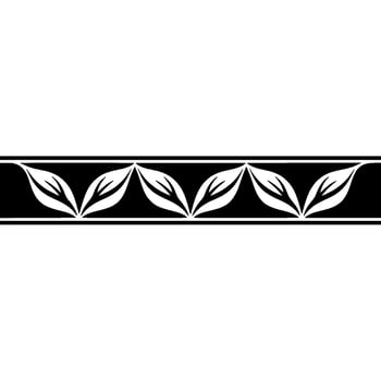 Elegant Black White Floral Border, Minimalist Wallpaper vector