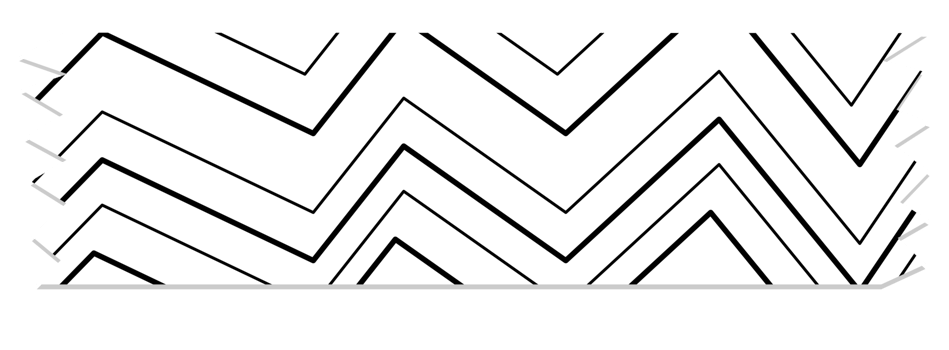 Minimalist doodle style decorative tape for journals with wavy line png