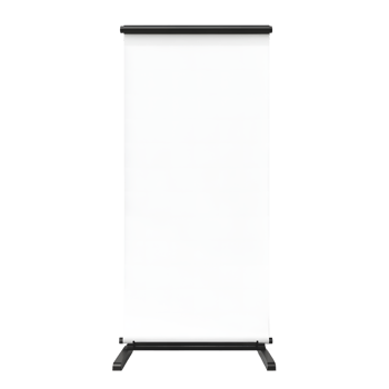 Empty Roll-Up Banner Stand Ready for Design png