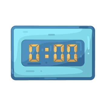 illustration of gaming time vector