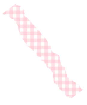 Cute Pink Gingham Patch - Journal Tape Element png