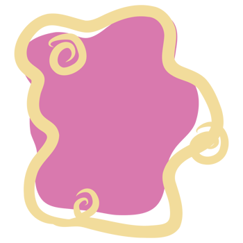 a pink and yellow shape png