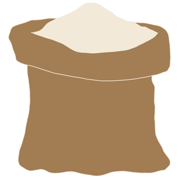 bag of flour clipart png