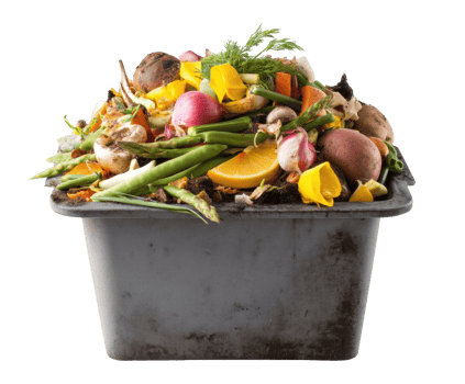Kitchen scraps compost for organic gardening and sustainability png