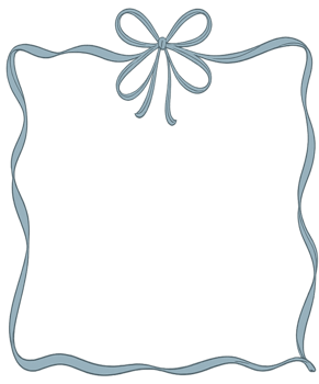 A blue ribbon with a bow on a black background png