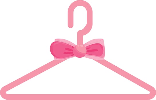 Pink Clothes Hanger vector