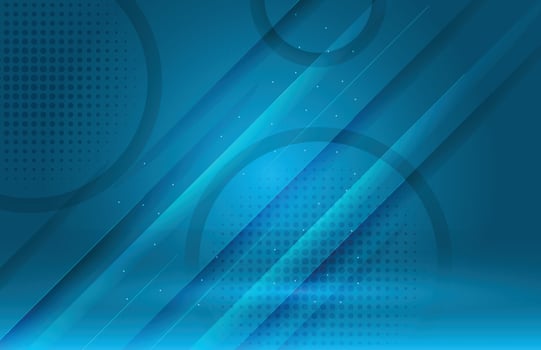 Blue abstract background with geometric shapes vector