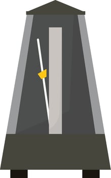 Wooden Metronome Device vector
