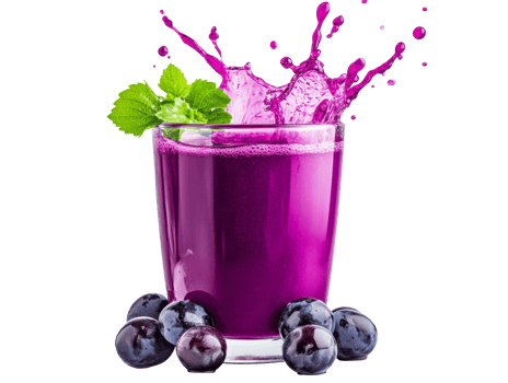Minty berry drink with a splash for summer refreshment png