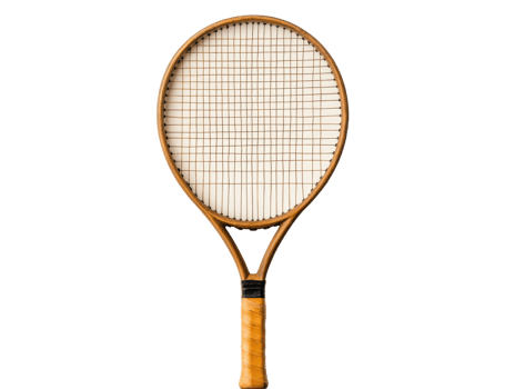 Vintage tennis racket for sports enthusiasts and collectors png