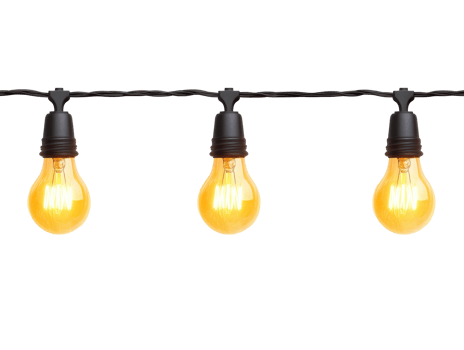 Decorative string lights for festive celebrations and events png