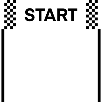 Start line with checkered flag pattern, Start flag racing png