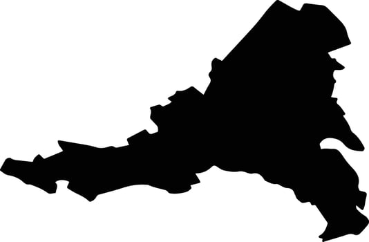 MOARA Romania silhouette map vector