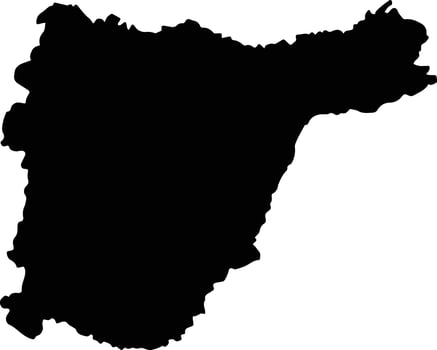 Montenegro Colombia silhouette map vector