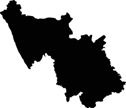Namakwa South Africa silhouette map vector