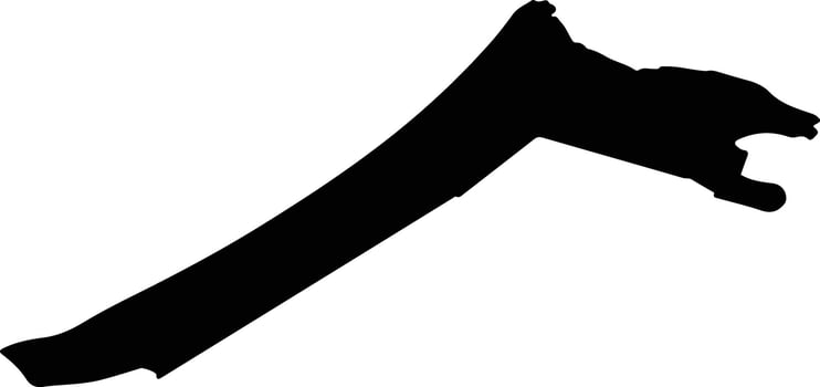 Narva Jvesuu linn Estonia silhouette map vector