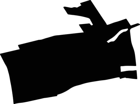 NASTURELU Romania silhouette map vector