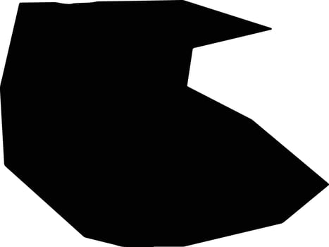 Nikopol Bulgaria silhouette map vector