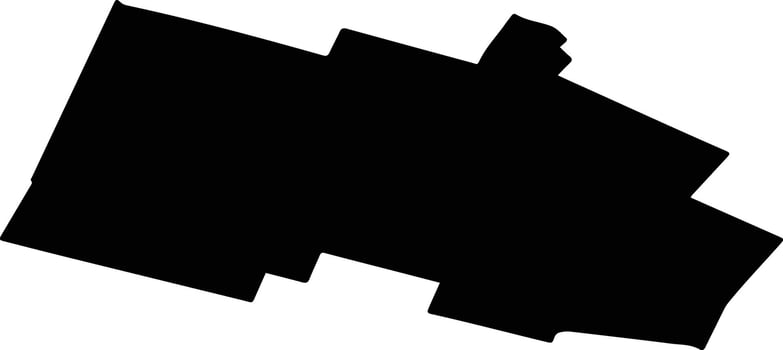 OBARSIA Romania silhouette map vector