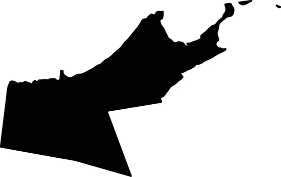 Orleans United States silhouette map vector