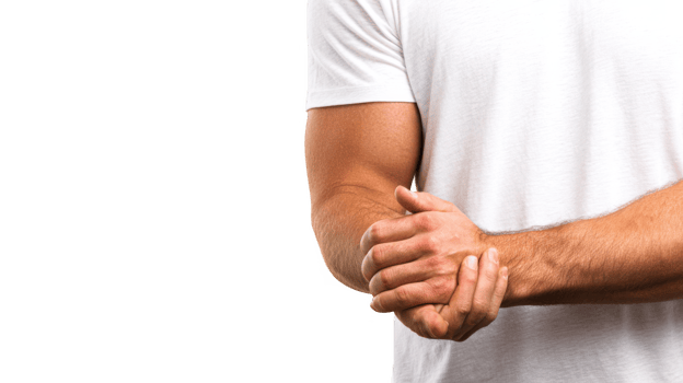 Barista rubbing hands with transparent background png