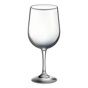 Realistic Wine Glass in transparent Background png