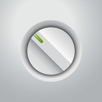 Button circle minimalist for decoration vector