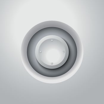 Button sign circle minimalist for decoration vector