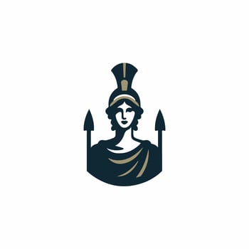 Athena Goddess Logo for sale vector