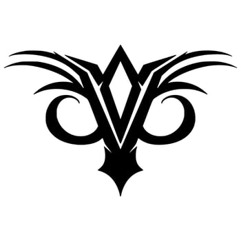 Tribal Tatto Ink Illustration vector