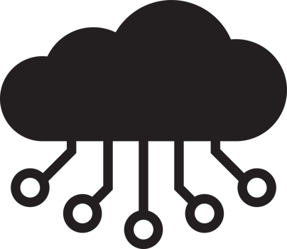 Cloud computing icon for graphic design, logo, web site, social media, mobile app, ui illustration. png