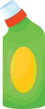 Green Bottle Cleaner vector