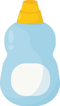 White Bottle Cleaner vector