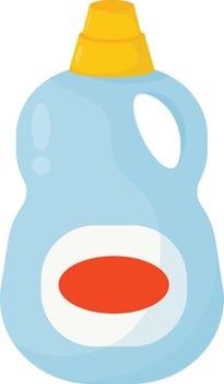 Blue Cleaning Detergent vector