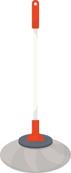 Round Mop Head vector