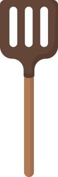 Slotted Spatula Utensil vector