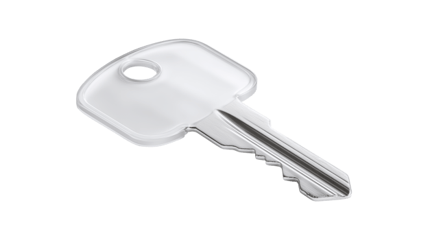 Security key with modern design for access control concepts png