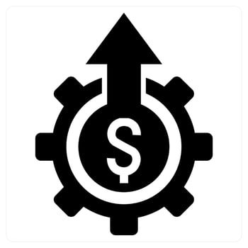 Cost Cutting concept in black color vector