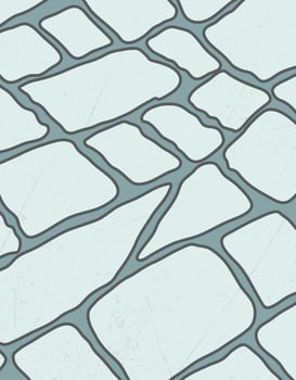 Stone pavement texture cartoon style vector