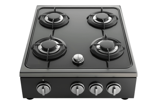 Electric stove burner isolated on transparent background png