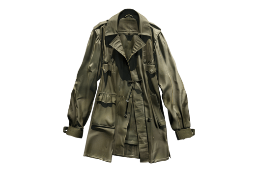 Concealment coat isolated on transparent background png