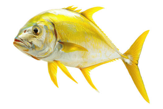 Fresh dorado fish isolated on transparent background png