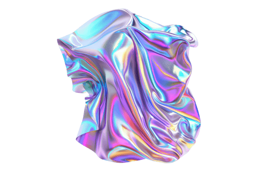 A shiny object with a lot of colors png