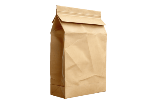 Paper bag isolated on transparent background png