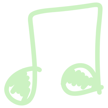music note clipart green png